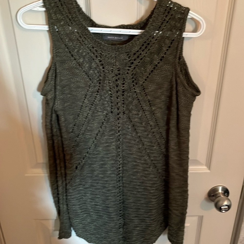 Cut Out Shoulder Sweater